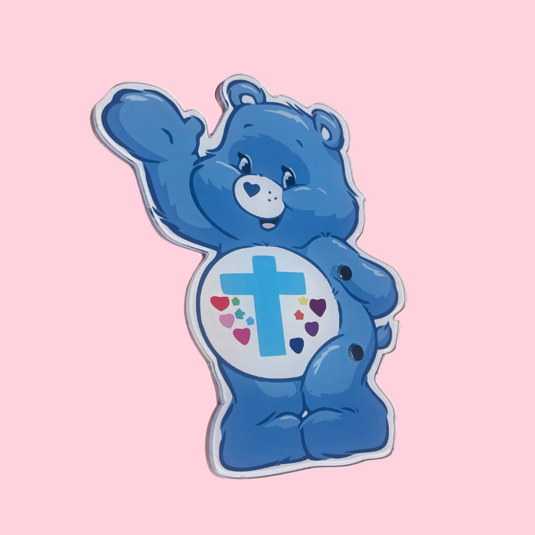 Blue Care Bear Lash Tile